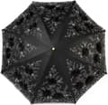 Broderad spets dubbeldäck Anti-UV Parasoll Sol/Regn/Snö Hopfällbart paraply color:Black