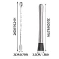 Bartending Citron Bartending Stick Krossad Is Hammare Cocktail Krossad Stick Bar Vin Set Rostfritt Stål Pounding Popsicle Set