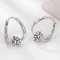 Miniatyrbillede 4 af 5: Lymphvity Germanium Øreringe Lymfedrænage Terapi til Kvinder Smykkegave color:Silver