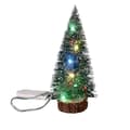 Julgranar i trä, bordsdekoration, julgranar i trä, ornament, snötäckta