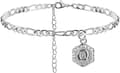 Miniatyrbild 1 av 5: Initial Anklets för Kvinnor Silver Anklet Guld Bokstav Anklet med Initialer Guld Anklets för Kvinnor Initial Anklet Silver Anklets för Kvinnor Initial