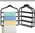 3-pack jeanshängare, flera sammetshängare
