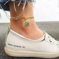 Miniatyrbild 3 av 5: Initial Anklets för Kvinnor Silver Anklet Guld Bokstav Anklet med Initialer Guld Anklets för Kvinnor Initial Anklet Silver Anklets för Kvinnor Initial