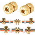 2-pakning messing slangekoblinger - nedløpsrørkoblinger, hurtigkoblinger