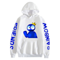 Pikkukuva 3 / 4: Roblox Rainbow Friends -huppari Pullover Rainbow Friends -huppari, jossa painatus Lämpimät vaatteet Valkoinen 5 XS