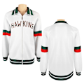 Miniatyrbillede 2 af 7: Cosplay Lucas HAWKINS Stranger Things løs jakke med lynlås 2XL