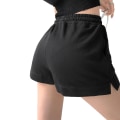 Miniatyrbilde 3 av 5: Shorts Skjørt Kjole Snøring Høy midje Godteri Farge for Black 2XL