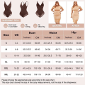 Pikkukuva 11 / 11: Naisten sukkahousujen muotoileva V-kaula-aukkoinen selkänojaton yksiosainen body Brown XL