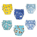 Miniatyrbillede 1 af 3: Unisex bomuld Återanvändbar potträningsbyxa Andas 6-pack 100 style 2