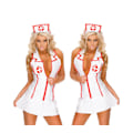 Miniatyrbild 2 av 5: Sexiga underkläder sjuksköterska uniform förförelse kostym COSPLAY sjuksköterska