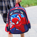 Miniatyrbild 9 av 9: Barn Pojkar Barn Spiderman Ryggsäck Axel Skolväskor Ryggsäck D
