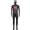 Pikkukuva 1 / 4: Lapset Aikuiset Miles Morales Spider Man Cosplay -asujuhlahaalari Spider-man: Across the Spider-verse-fancy mekko Jumpsuit (Mesh eye mask) 170