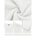 Miniatyrbild 5 av 6: Kvinnors 2-delade outfits Fuzzy Fleece Pyjamas Set Långärmad Loungewear White White S
