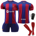 Miniatyrbillede 1 af 4: 23-24 Barcelona hjemmefodboldsæt uden nummertræningssæt Kids 16(90-100CM)