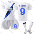 Miniatyrbild 1 av 2: 23/24 Ny säsong Borta Inter Milan F.C. THURAM Nr 9 Barn Jersey-paket Barn-22
