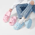 Miniatyrbillede 3 af 5: Sommer Søde Egg Cloud Sliders Til Kvinder Eva Soft Tykke Indendørs skridsikre hjemmesko White 40 41