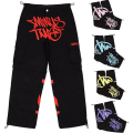 Miniatyrbild 2 av 3: inus Two Overalls Wide Leg Goth Workwear Herr Y2k Star Alt black grey M