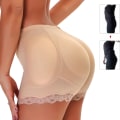 Pikkukuva 1 / 8: Pehmustettu Butt Lifter korjaavat alusvaatteet Butt Enhancer Body Shaper mallinnushihna Fake Hip Shapwear Alusvaatteet Push Up Alushousut Iho 0 Skin XXXL