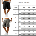 Miniatyrbillede 3 af 9: Herre Combat Cargo Lommer Sweat Shorts Sommerbukser Buttoms Khaki 2XL