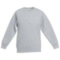 Miniatyrbilde 1 av 2: Fruit Of The Loom Kids Unisex Classic 80/20 Set-In Sweatshirt ( Heather Grey 5-6