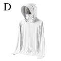 Pikkukuva 1 / 11: Kevyt aurinkosuojavaatteet Pitkähihainen jääsilkkihuppari Men - White XL