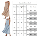 Pikkukuva 6 / 6: Naisten Solid Mekot Hihaton puuvillainen pellavamekko Summer Khaki XL