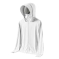 Miniatyrbillede 5 af 11: Letvægts solbeskyttelsestøj Langærmet hættetrøje i issilke Men - Gray 4XL
