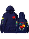 Oversized sweatshirts Unisex hettegenser Pullover Streetwear kåper navy XL