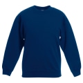 Miniatyrbillede 1 af 2: Fruit Of The Loom Kids Unisex Classic 80/20 Set-In Sweatshirt ( Navy 7-8