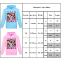 Miniatyrbilde 3 av 3: Taylor Swift Barn jente Langermet hette genser Pullover Topper Genser Hettegenser Rosa 0 Pink 150cm