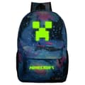 Minecraft Kids Skoletaske Rygsæk med stor kapacitet Stary Sky Blue