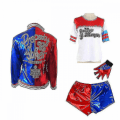 Miniatyrbillede 1 af 5: Harley Quinn Halloween kostume Voksen S M