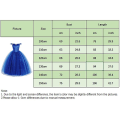Miniatyrbillede 2 af 2: Askepot Kjole Nederdel Halloween Cosplay Kostume Børn Piger Festkjole Lang kjole Ornamenter Dress kit 01 150cm