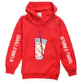 Drinking Cup Print Kids Puserot Puserot Tytöt Amelio Red 150cm