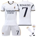 Miniatyrbillede 1 af 2: 23-24 Ronaldo 7 Real Madrid trøje Ny sæson Seneste fodboldtrøjer til voksne børn VTY-Xin E Adult XS（160-165cm）