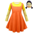 Pikkukuva 3 / 10: Uusi kalmaripeli Cosplay vaatenaamio lasten/aikuisten cosplay-asut Adult dress (L)