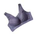 Miniatyrbilde 4 av 5: Trådløs BH Dame Pustende Push Up Bralette Girl Lace Mesh blue 40/90