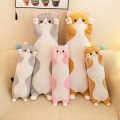 Miniatyrbild 5 av 5: Söt kudde Katt Plyschleksaker Kramar Söta stoppade leksaker Kattkudde för barn Present 50/70cm Pink 70cm
