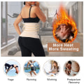 Miniatyrbild 5 av 5: Waist trainer Kvinnor Träning Midjeelastiskt magband red 4m