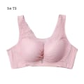 Miniatyrbilde 4 av 5: Trådløs BH Dame Pustende Push Up Bralette Girl Lace Mesh Pink 34/75