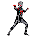 Miniatyrbillede 1 af 2: Spiderman Cosplay Superheltekostume Børne Voksen Bodysuit-g Z X Miles Morales 100 Kids (90-100cm)