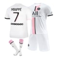 Miniatyrbillede 1 af 5: 1. Kylian Mbappé Sæt Fodboldtrøjesæt NO.7 size 24