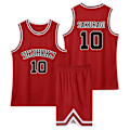 Pikkukuva 1 / 8: SLAM DUNK cosplay Hanamichi Sakuragi -asut ja Rukawa Kaede W Red 4XL