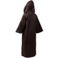 Miniatyrbilde 3 av 3: Voksen Halloween Kostyme Hettegensere Robe Cosplay Capes Hettegenser brun brown XL