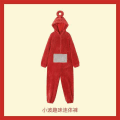 Miniatyrbillede 1 af 5: Teletubbies Kostume Voksne Pyjamas Pyjamas Nattøj Jumpsuit Po Teletubbies Adult M
