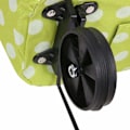 Miniatyrbillede 6 af 7: Smart foldbar indkøbstaske på hjul hvid green one size
