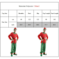 Miniatyrbild 4 av 5: Barn Vuxen Jul Elf Kostym + Hat Rolig Xmas Outfit Cosplay Boy 4-6Years