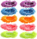 5 Par Multi Function Duster Mop Slippers Sko Cover Chenille