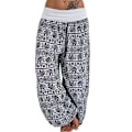Pikkukuva 2 / 9: Dam Baggy Harem Byxor Leggingsit Hippie Yoga Byxor red 4XL