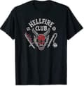 Stranger Things 4 Hellfire Club T-shirt Style6 S
